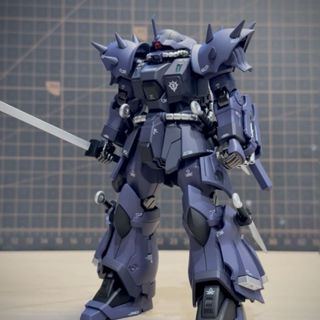 免運🌟鋼彈 伊芙利特 MS-08TX Efreet HG1/144夜戰型高達 拼裝模型 送貼紙支架 萬模匯/星原社