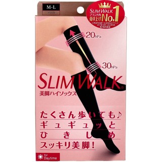 🔥🔥現貨火速出貨 預購日本嚴選🚚🚚 日本 SLIMWALK 美腿壓力襪 高筒襪 黑色