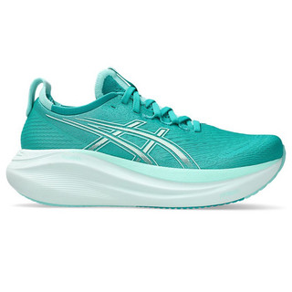 ASICS 亞瑟士 GEL-NIMBUS 27 慢跑鞋 女 綠色 1012B753-400