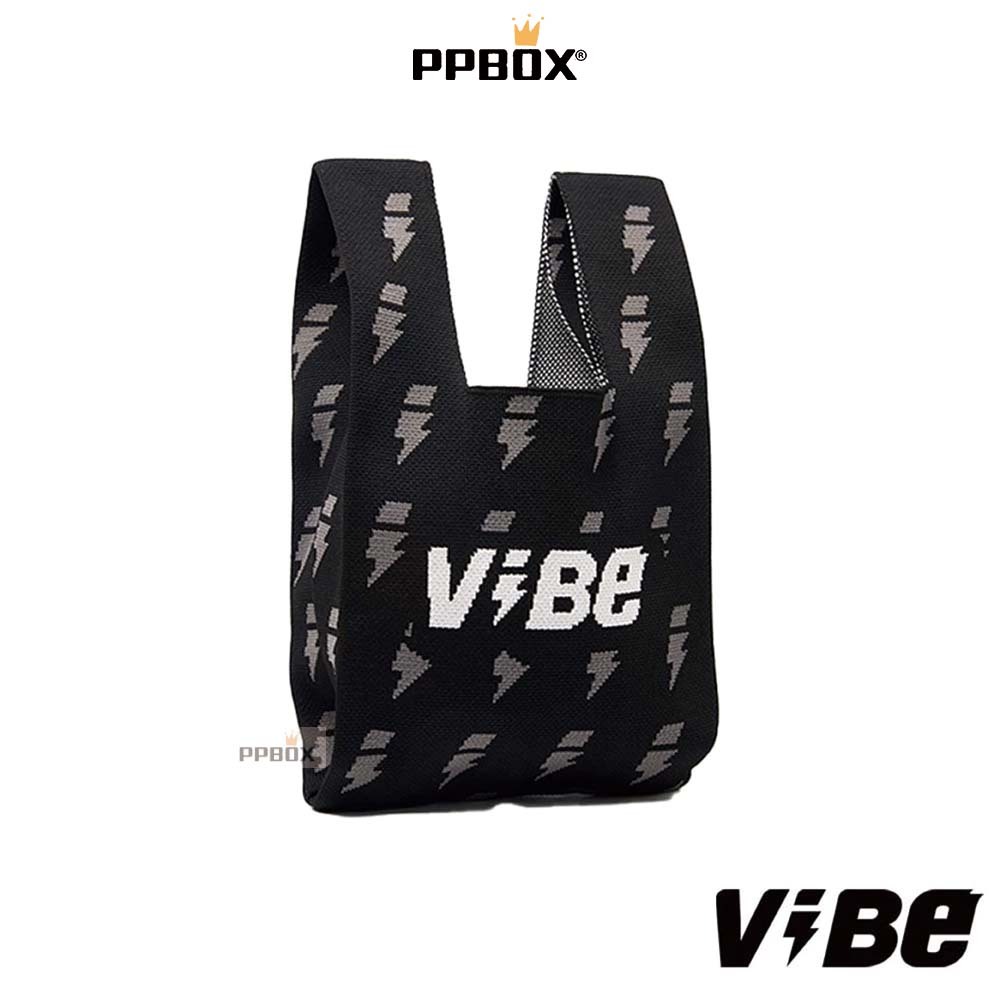 Vibe 針織 手提包【94251952】包包 提袋 手提袋 購物物 旅遊收納 隨身包 摺疊包