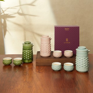 【乾唐軒活瓷】乾坤泡茶器 / 一壺+二杯 / 4色