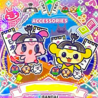 ［現貨］塔麻可吉 uni 天使惡魔 特典貼紙 序號貼紙 tamagotchi 拓麻歌子 電子雞 資源貼紙 道具貼紙 飾品
