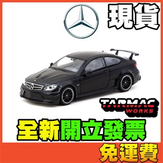 ★威樂★現貨特價 原廠正式授權 賓士 BENZ C63 AMG 玩具車 模型車 消光黑 TARMAC 1:64