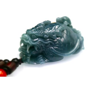 招財旺財生財納財之寶器 #天然A貨翡翠 #藍水翡翠 龍龜翡翠 把手件/擺件