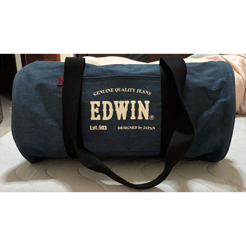 EDWIN圓筒包(深藍色）