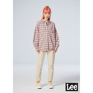 Lee 休閒格紋長袖襯衫 女 LL22037197W
