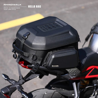 🇹🇼臺灣出貨 Rhinowalk 硬殼粗曠個性 摩托車 機車 後座包 置物包 揹包 防水 肩背 23L ~ 35L 環島