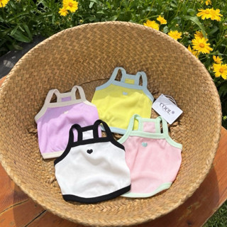 OOPET ♡ 韓國 愛心涼感短版背心｜韓國品牌 韓國寵物服飾 寵物衣服 狗狗衣服 貓咪衣服 中小型犬