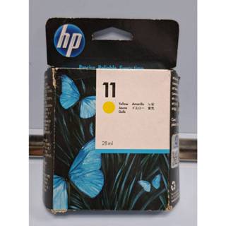HP 原廠全新 11 黃墨匣 C4838AA (過期墨水)