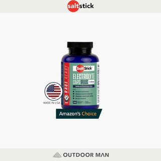 [SaltStick] 高單位電解質膠囊 - 賽事專用增強型 含咖啡因 (100入/瓶)