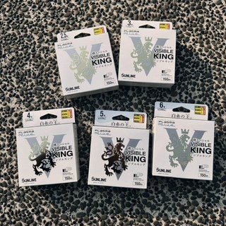 🔥【台南平昇釣具】🔥 ✔️ SUNLINE VISIBLE KING 新發售 母線 頂級白磯 150M低比重磯釣白色釣線