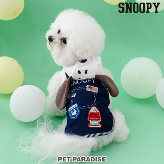 【PET PARADISE】寵物假二件連帽耳朵上衣 (3S/DSS/SS/DS)｜SNOOPY 2025春季新款
