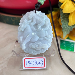 天然翡翠A貨，馬上封侯，春帶彩，馬與猴 緬甸玉玉墜、項鍊、吊飾、擺件