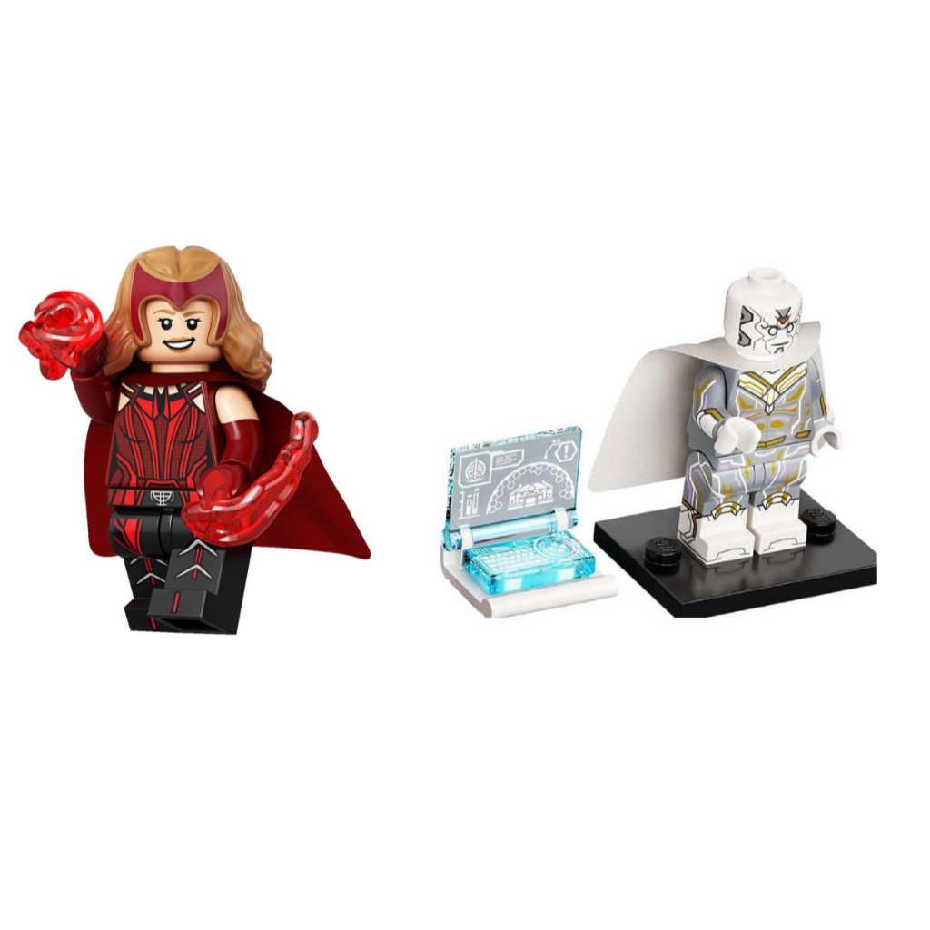 LEGO 樂高 71031 漫威 白幻視 緋紅女巫 汪達 人偶