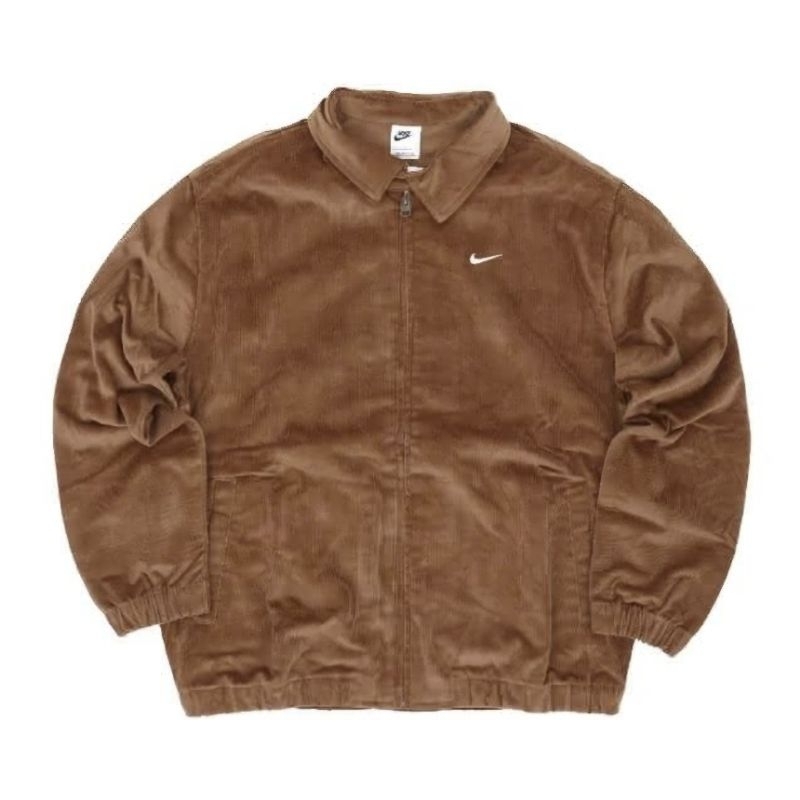 NIKE 耐吉 二手 NL Harrington Jacket Cord 燈心絨外套 棕橘色 DX9071-270