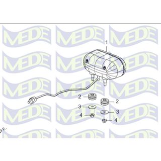 ~MEDE~ Harley Davidson X440 原廠 車尾燈 車燈 尾燈 後車燈 車後燈