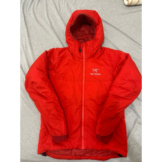 始祖鳥 Arcteryx Atom AR Hoody 男款 連帽化纖外套 紅色