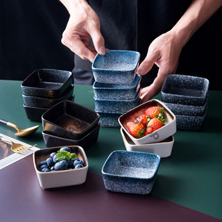 【TABLEWARE】現貨2天出貨▾器皿專售 日式醬油碟 醬油碟 沾醬碟 陶瓷 小碟 味碟 小菜碟 醬料碟 方形碟 盤子