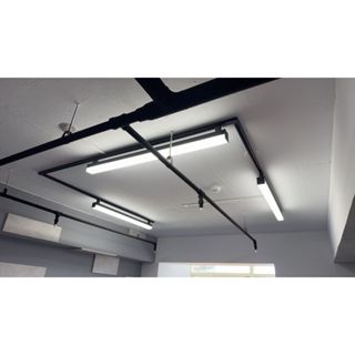 冰塊軌道燈 泛光燈 壁切3段調光3000K-6000K LED 2/3/4呎 長形燈 調光調色