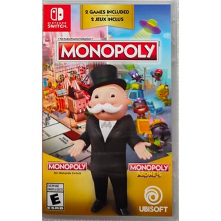 NS Switch 地產大亨瘋樂 中文版 + 地產大亨一代 英文版 Monopoly Madness
