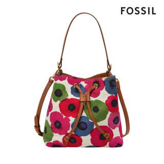 【FOSSIL 官方旗艦館】Tessa 束口大水桶包-多彩花卉 SHB3277782
