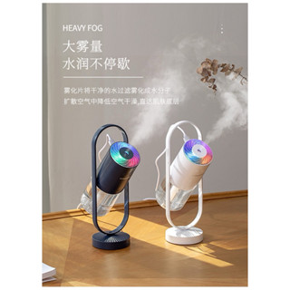 創意可旋轉投影USB充電迷你魔影加濕器 保濕 補水防乾燥空氣淨化器