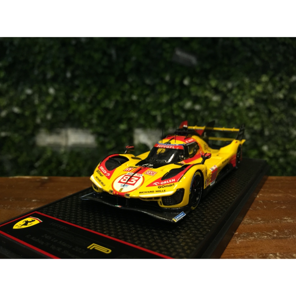 BBR 1/43 Ferrari 499P Hypercar Le Mans 2024 - Modèle Résine BBRC304C
