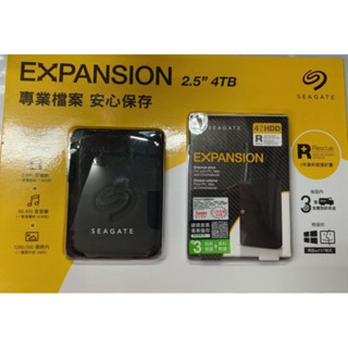 希捷4TB 行動硬碟 Seagate Expansion 2.5吋 STKM4000400 臺灣現貨4TB硬碟三年保固