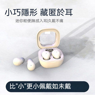 臺灣現貨 SK19藍牙耳機 超級小的迷你藍芽耳機 降噪耳機 真無線 入耳式耳機 睡眠耳機 隱形藍芽耳機 便攜小巧