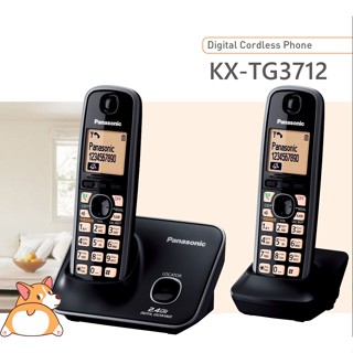 蝦皮隔日到店|含稅發票|保固 全新 Panasonic 無線電話 KX-TG3712 2.4Ghz 大螢幕大按鍵停電可用