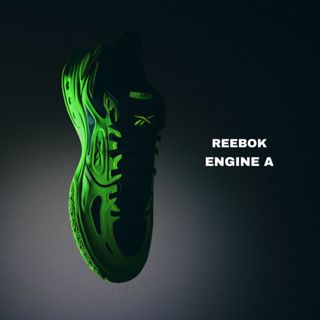 Reebok 籃球鞋 Engine A 男鞋 黑 綠 Solar Lime 復古 運動鞋 [ACS] 100218464