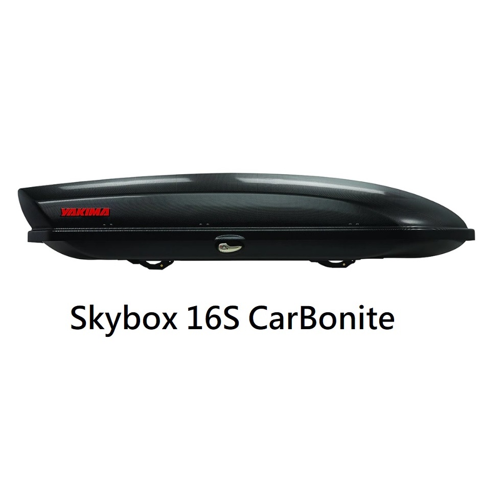【YAKIMA】台中(⚠️現貨優惠) Skybox 16S CarBonite天空行李箱 車頂箱 雙邊開 碳纖紋路460