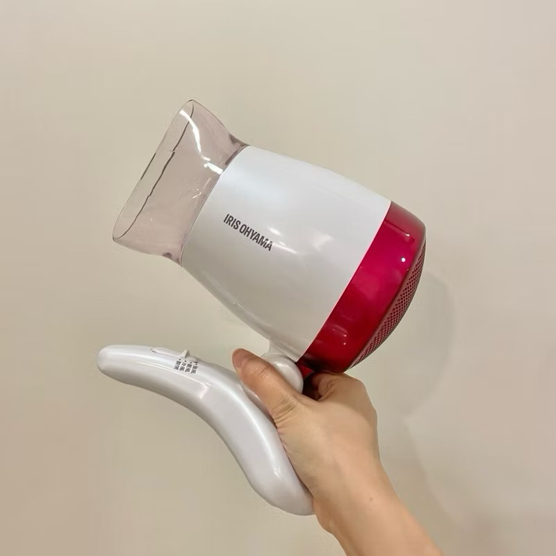 日本IRIS OHYAMA 桌上型吹風機 HDR-S1 粉紅