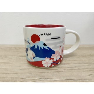 全新未使用 日本 2018 星巴克 STARBUCKS 櫻花富士山杯 馬克杯