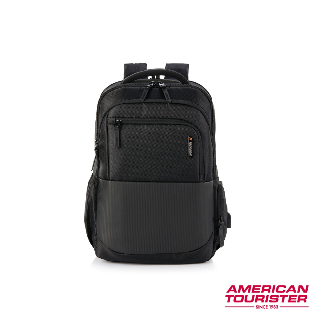 AT美國旅行者 AMERICAN TOURISTER 筆電後背包/雙肩包17吋 SEGNO 2.0 商務減壓背帶USB