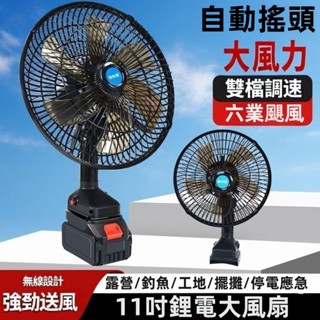 【臺灣發貨】鋰電池 電風扇 適配牧田威克士電池 戶外露營 便攜式風扇