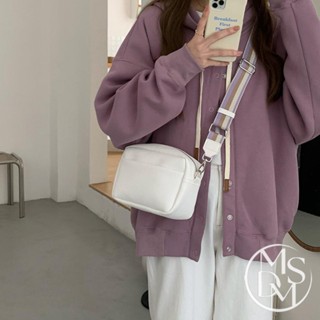 【MDMS】多格層 潮流女包 斜揹包 百搭純色 PU皮 時尚典雅 氣質優雅 斜挎包 小包 單肩包 小方包 側揹包B101