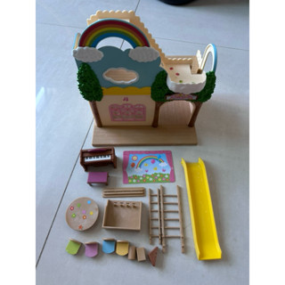 森林家族絕版彩虹幼稚園 幼兒園（無盒有缺件）