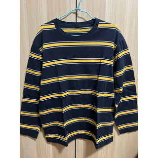 Uniqlo橫條紋薄長袖條紋上衣