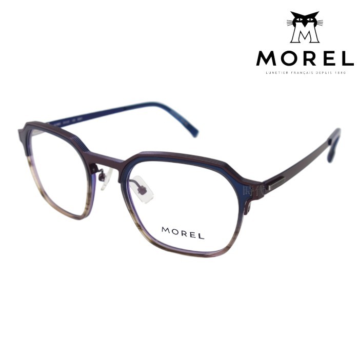【MOREL】10198O BM01 51mm 法國黑貓 光學眼鏡/鏡框 公司貨 台南時代眼鏡 蔡司優視力專家