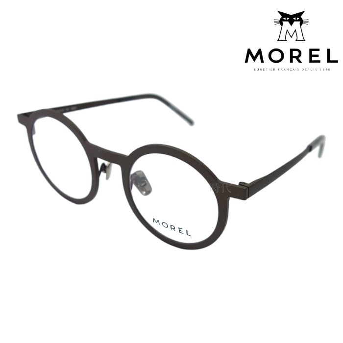 【MOREL】90052C GG03 44mm 法國黑貓 光學眼鏡/鏡框 公司貨 台南時代眼鏡 蔡司優視力專家