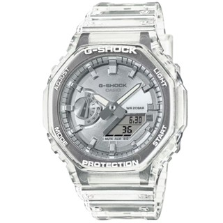【CASIO】卡西歐G-SHOCK 果凍運動電子錶-銀色 GA-2100BM-7A8 臺灣卡西歐保固一年