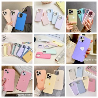 【現貨❤️買一送多】矽膠手機殼iPhone 15 pro max 12 mini液態矽膠蘋果純色保護殼無MagSafe