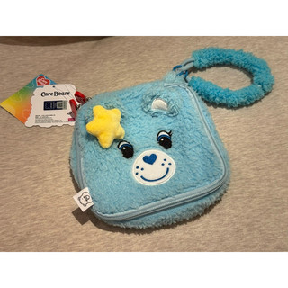 Care Bears 毛茸茸收納化妝包 藍色
