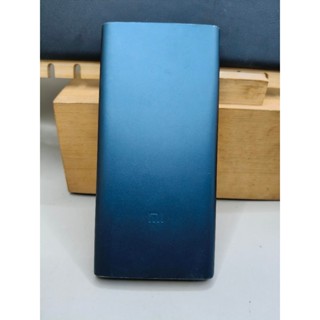 中古-新小米可充式鋰行動電源2-10000mAh-(藍跟白灰)LM09ZM-大容量行充-移動電源-雙向充電-撿便宜