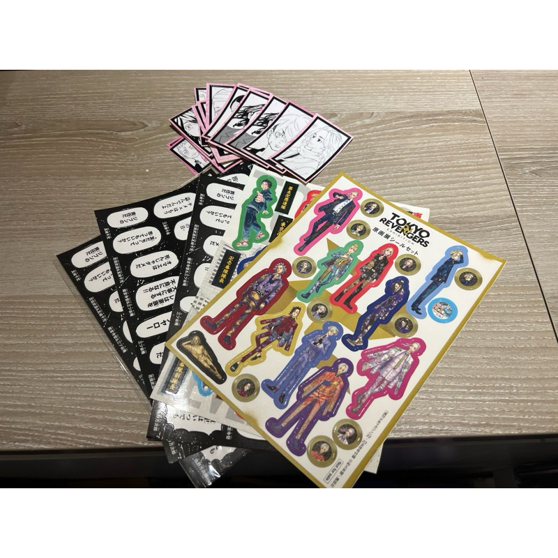 [健薯寶寶] 東京復仇者 貼紙 場地 三谷隆 灰谷蘭 灰谷龍膽 龍宮 可可乾千咒 mikey 伊佐那 千冬 日版