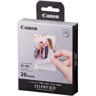 Canon QX20 XC-20L 方形相片貼紙 標籤 相紙20張含墨盒 SELPHY SQUARE QX20