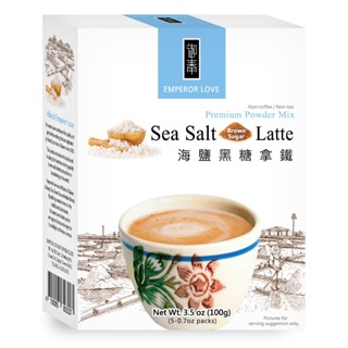 【御奉】海鹽黑糖拿鐵 5入盒裝 | 隨手包 | 官方直營店 | 無咖啡因風味飲 | 臺南風味