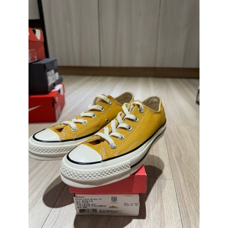 CONVERSE Chuck Taylor All Star 70男女休閒鞋162063C 黃 US3.5(九成新)