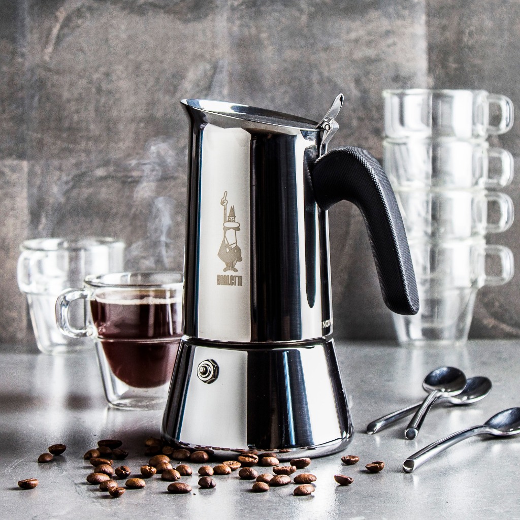 【全球運動】～送爐架～ Bialetti  Venus   不鏽鋼電火摩卡壺可電磁爐